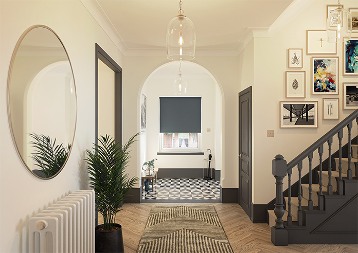 Trapani (Blackout), Charcoal - Twist&Fit Roller Blind - Image 8